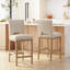 Tabouret de comptoir, ensemble de 2, tissu-236995837-236995839