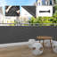 Hassane Anthracite Polyethene Yard/Privacy Fence-474504072