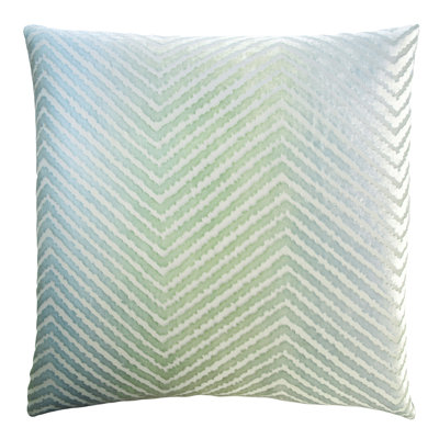 Chevron Embroidered Pillow Cover & Insert