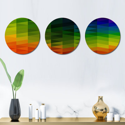 Abstract Wall Decor on Metal