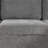 L-Shaped Convertible Bed With Side Pockets, Cup Holders, Ports, Gray Fabric 83.5" Storage Compartments, Chenille,-1140660616