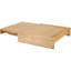 Rev-A-Shelf Wood Pullout Counter Extension with Tambour Table System for Kitchen Cabinets 