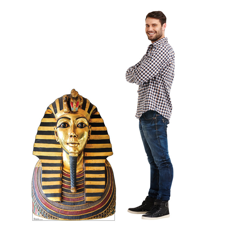 Life-Size King Tut Death Mask Cardboard Standup
