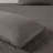 3 Piece Split Corner Pleated Quilted Bedspread Set In Dark Grey For King Beds, Cottage-Inspired Design With Antimicrobial Treatment-119071205-119071200