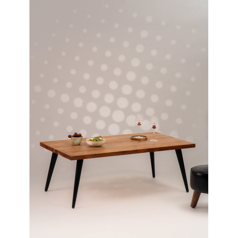 Table de bout Juden, Noyer noir, H 30 po x l 36 po x P 70 po