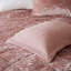 Housse de couette et housse de couette pour lit en microfibre Blush