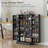 Pantry Cabinet With Adjustable Shelves, Doors-1874384294