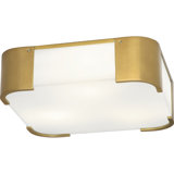 Bryce Glass Flush Mount