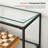 Odine Glass Top Console Table-1385902412-1464727052