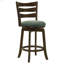 Chaise de bar pivotante en bois