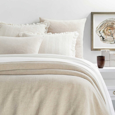 Linen Chenille Natural Duvet Cover