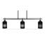 Agnon 3 Light Island Light Shown With 4" Glass-609104089-609104680