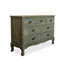 Armoire d'appoint en bois massif vert foncé-120673056