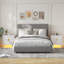 2-Drawer Bedside Table With Built-In Outlets And Human Sensor Light-1902877276