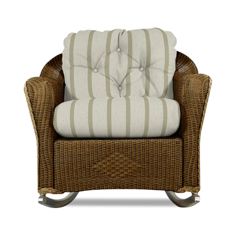 Reflections Outdoor Rocker Chair, Demo Stone, Bark