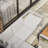 Slatera 4-Piece Modular Aluminum & Acacia Outdoor Sofa Set with Coffee Table, Light Gray
