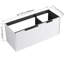 Meuble-lavabo flottant 48 po Ambergrove avec portes ondulées et fabrication en contreplaqué durable-123836449
