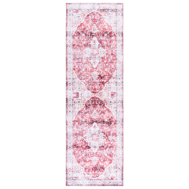 Washable Oriental Indoor Rug, Runner 2'6" x 8'