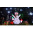 Christmas Inflatables 8 FT Snowman Inflatable Blow Up Penguins with Built-in Music Box & Rotating Colorful LED Lights