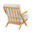 Chaise d'appoint Mid-Century de style moderne 1pc-1521390176