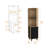 1-Door Corner Bar Cabinet