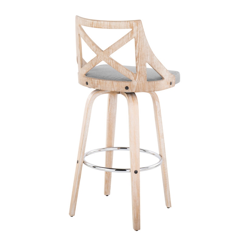 Tabouret de bar 30 po Charlotte, Gris