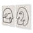 Mindful Gaze Set of 2 Print on Archival Matte Paper in Frame-830306054-830306053