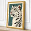 Snow Leopard Study Modern - Wrapped Canvas-707043136-707043139
