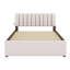 Lit plateforme tapissier avec lit gigogne-147892200