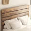 Structure de lit plateforme en bois brun foncé, avec options de rangement sous le lit substantielles, assemblage silencieux et simple, pas de sommier pour grand lit, fabrication silencieuse, ressort, facile à assembler, amplement inférieur-1567755277