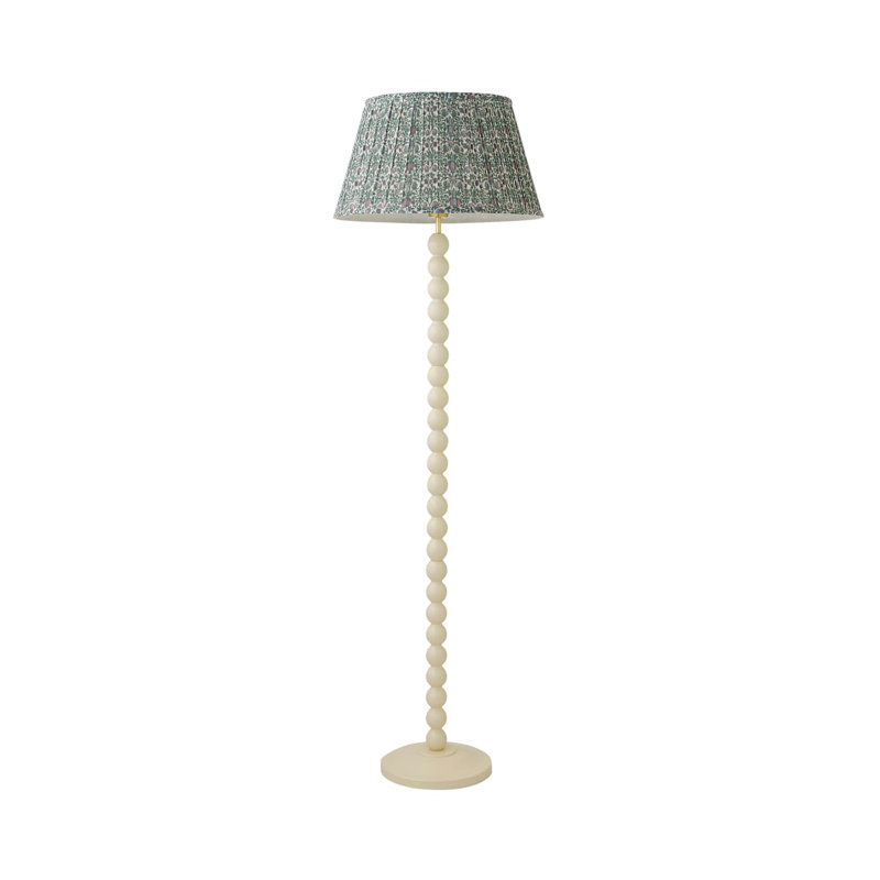Helgomar Matte Traditional Floor Lamp, Green