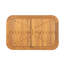 Ensemble de conversation d'extérieur 6 places en bois d'acacia avec table basse, corde beige