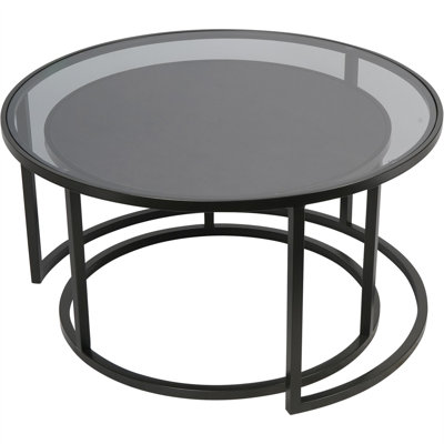 Glass Top Nesting Tables