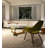 Robelmont Set of 2 Dining Chairs - Mid-Century Modern Upholstered Armchairs with Dark Wood Legs - Kitchen & Dining Room Accent Chairs-2130653504-2113300256