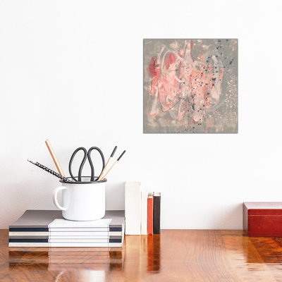 Blush Kinesis II by Jennifer Goldberger - Wrapped Canvas Print