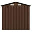 Garden Storage Shed Steel 204x132x186 cm-1710462134