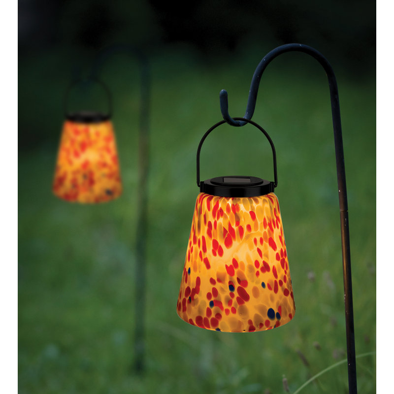 Lanterne solaire Murano - multicolore, Rouge / Jaune / Bleu