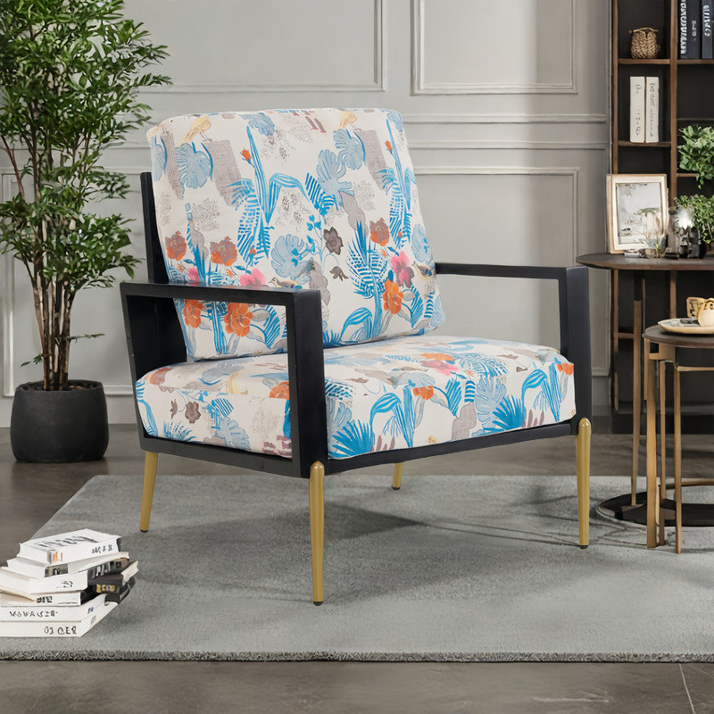 Chaise d'appoint rembourrée