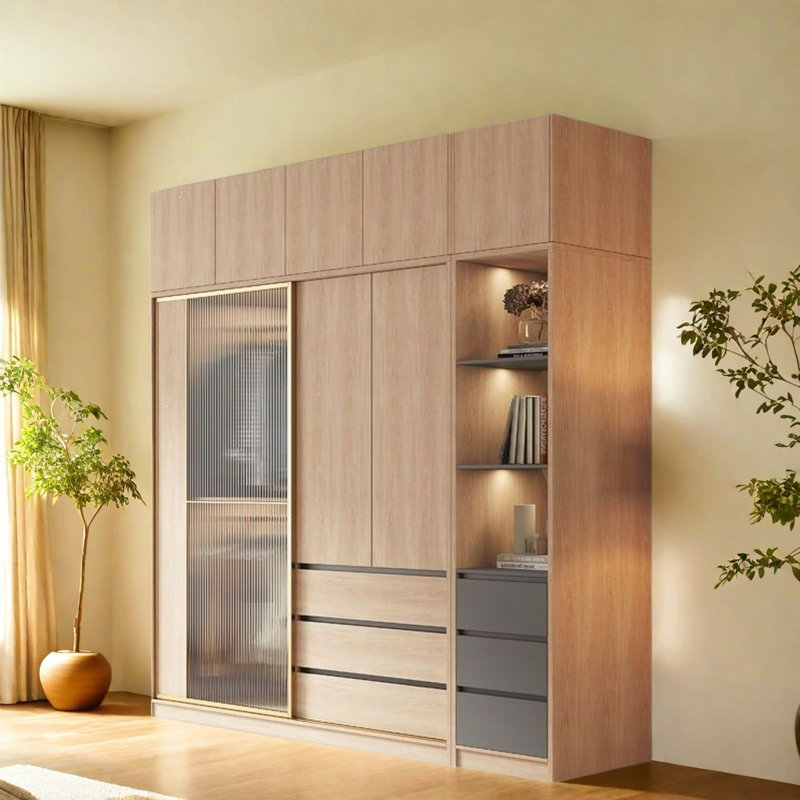 Garde-robe de luxe léger, H 102 po x l 78 po x P 24 po