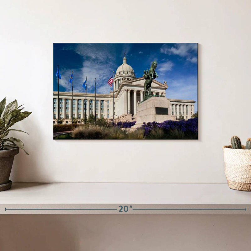 Rorry Oklahoma State Capitol, 8" H x 12" W