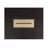 Contemporary Rectangular Dining Table Espresso Wood Mirror Insert