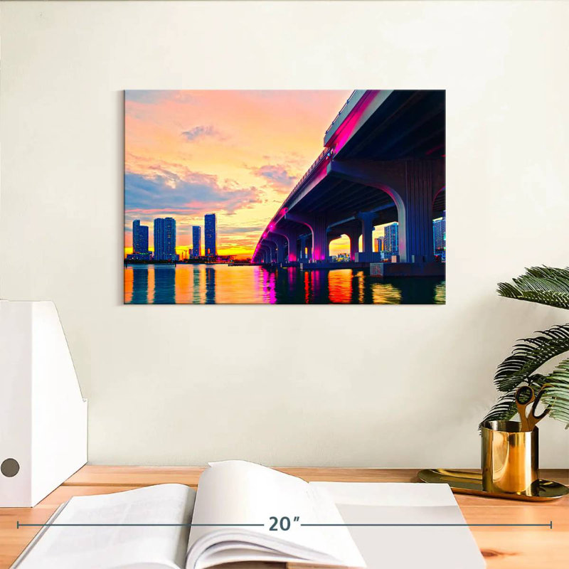 Lilie Miami Bridge, H 8 po x l 12 po