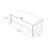 Fashion single simple computer desk
