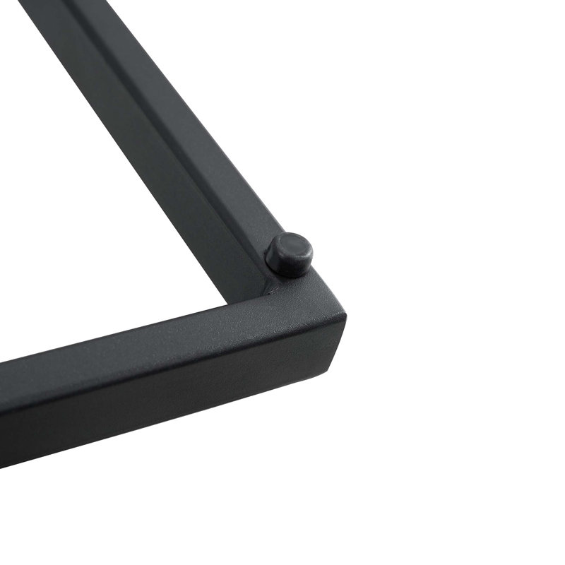 Ensemble de 2 chaises noires en polyuréthane