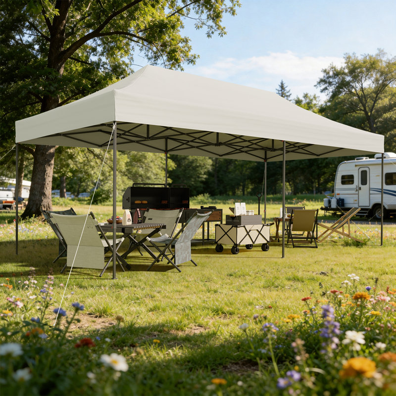 Tente de camping toutes saisons avec draps imperméables PU2000mm - Oxford résistant à la déchirure 420D, coutures scellées et revêtement argent UV pour les aventures en famille en plein air