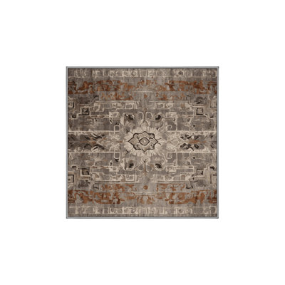 Machine Washable Gray Area Rug