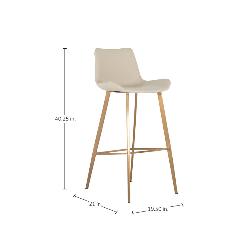 Hines Bar Stool - White
