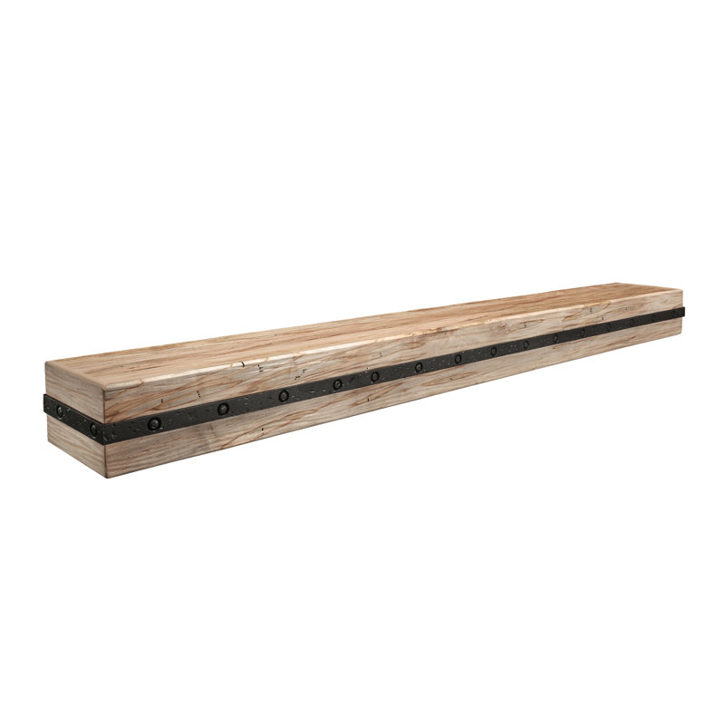 Ambrosia Maple Floating Shelf, 7.13" H x 72" W x 5.25" D