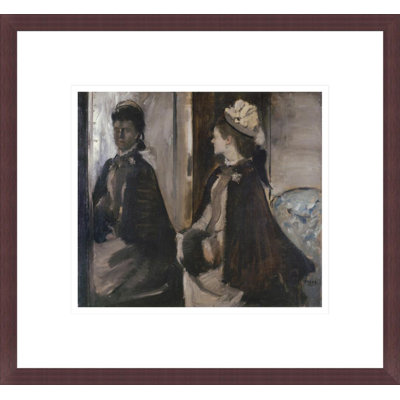 «Lady Jeantaud in the Mirror» par Edgar Degas, impression giclée encadrée