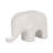 Stoneware Ceramic Elephant Figurine - Modern Minimalist Decorative Sculpture for Home and Office Decor.-1138424970
